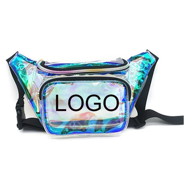 Qual é a finalidade de uma bolsa de cintura holográfica?