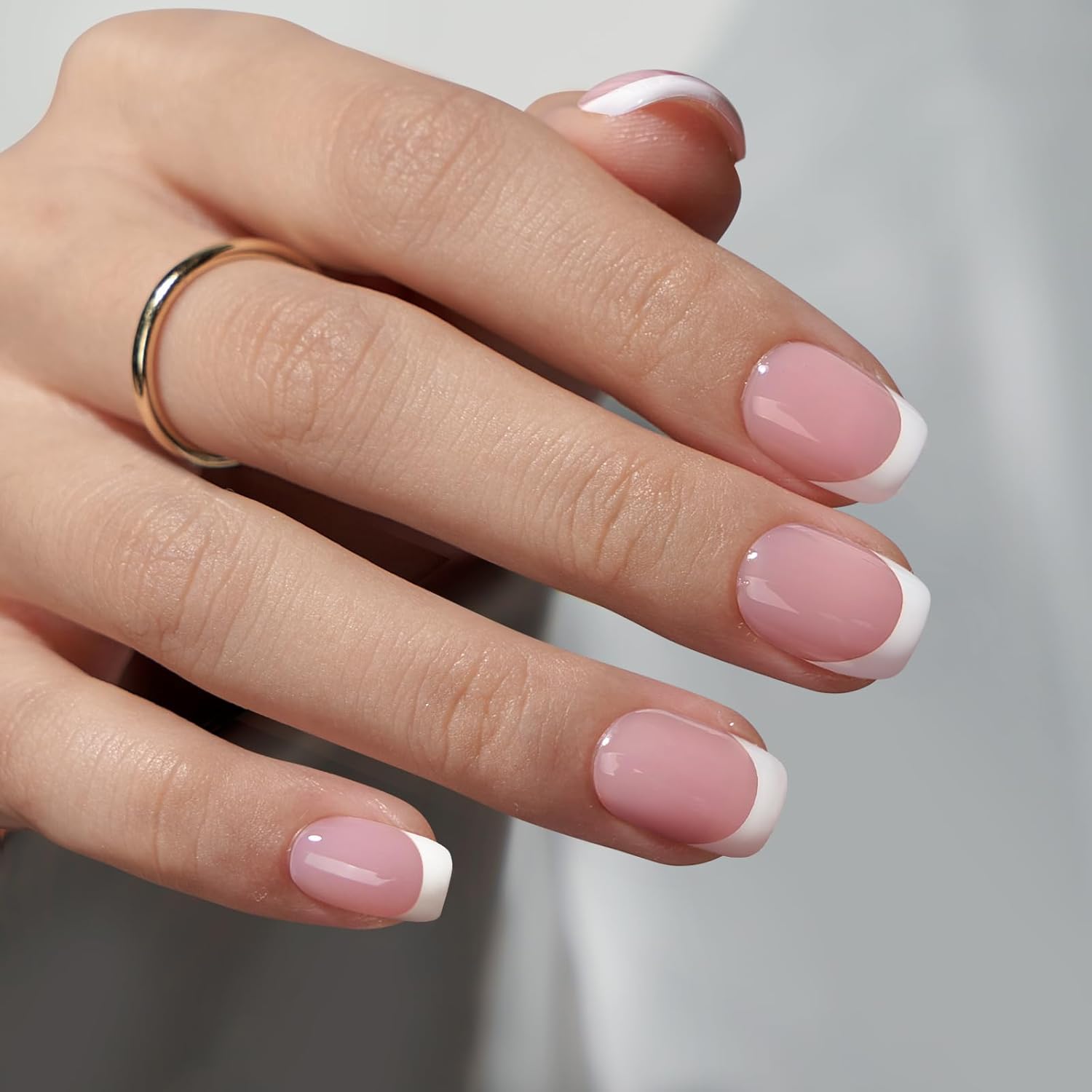 Dicas de unhas de forma quadrada curta extra rosa